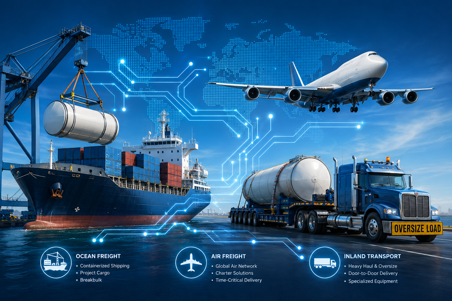 CargoCore — logistics across ocean, air and inland transport